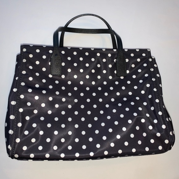 Kate Spade Black & White Nylon Blake Ave Purse - Picture 3 of 14